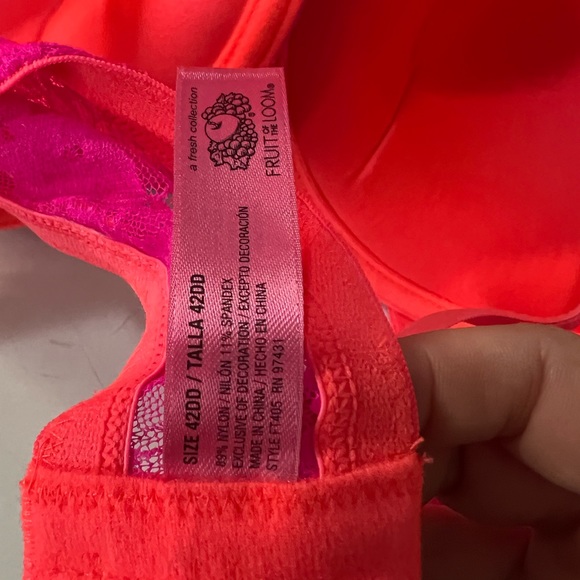 Gorgeous neon Orange and neon pink bra 42DD - Picture 3 of 5